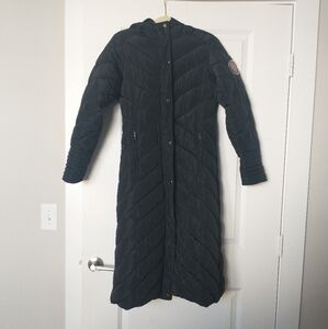 MADDEN GIRL LONG BLACK PUFFER COAT FOR EXTREME COLD